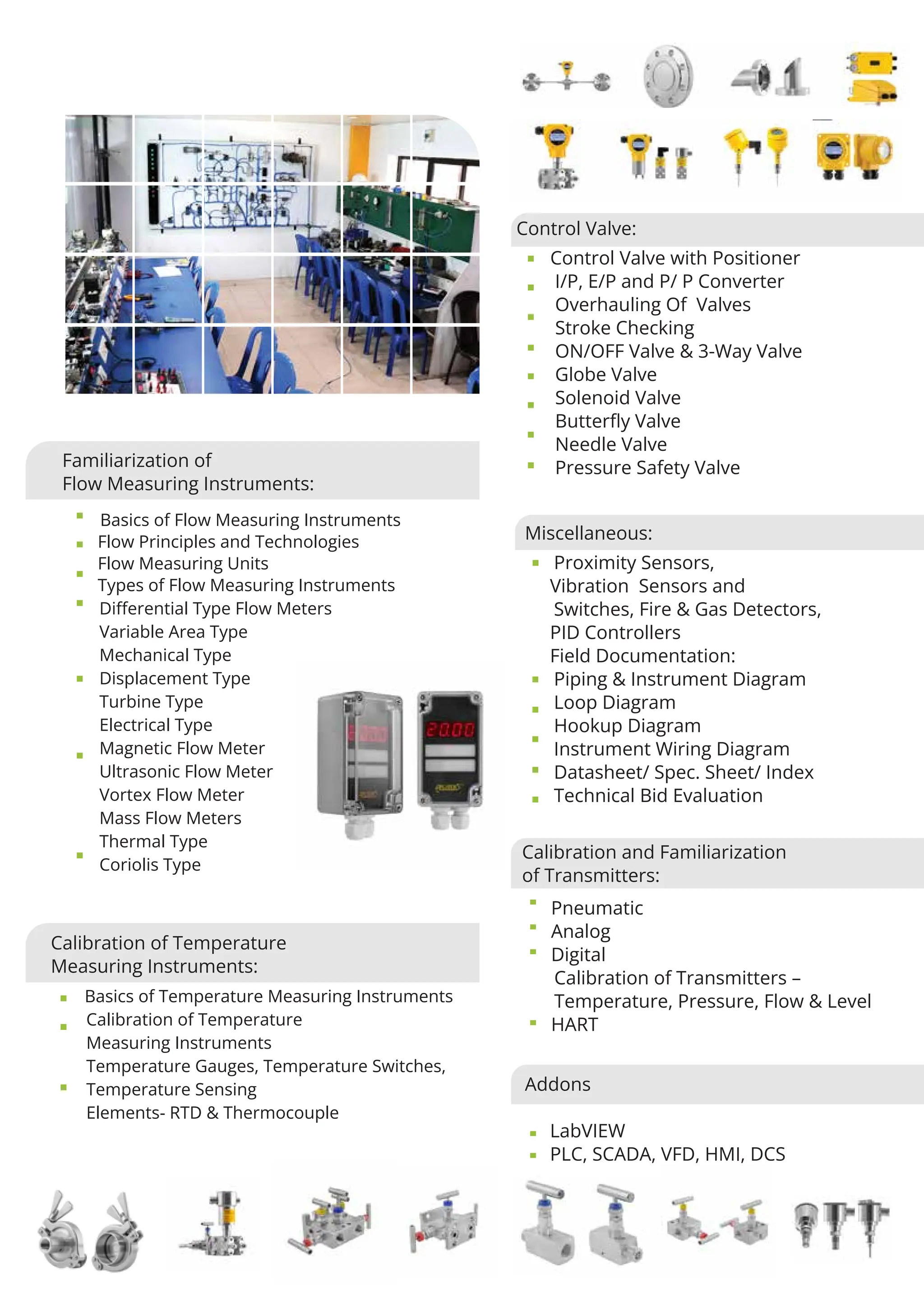 Instrumentation Certification Course