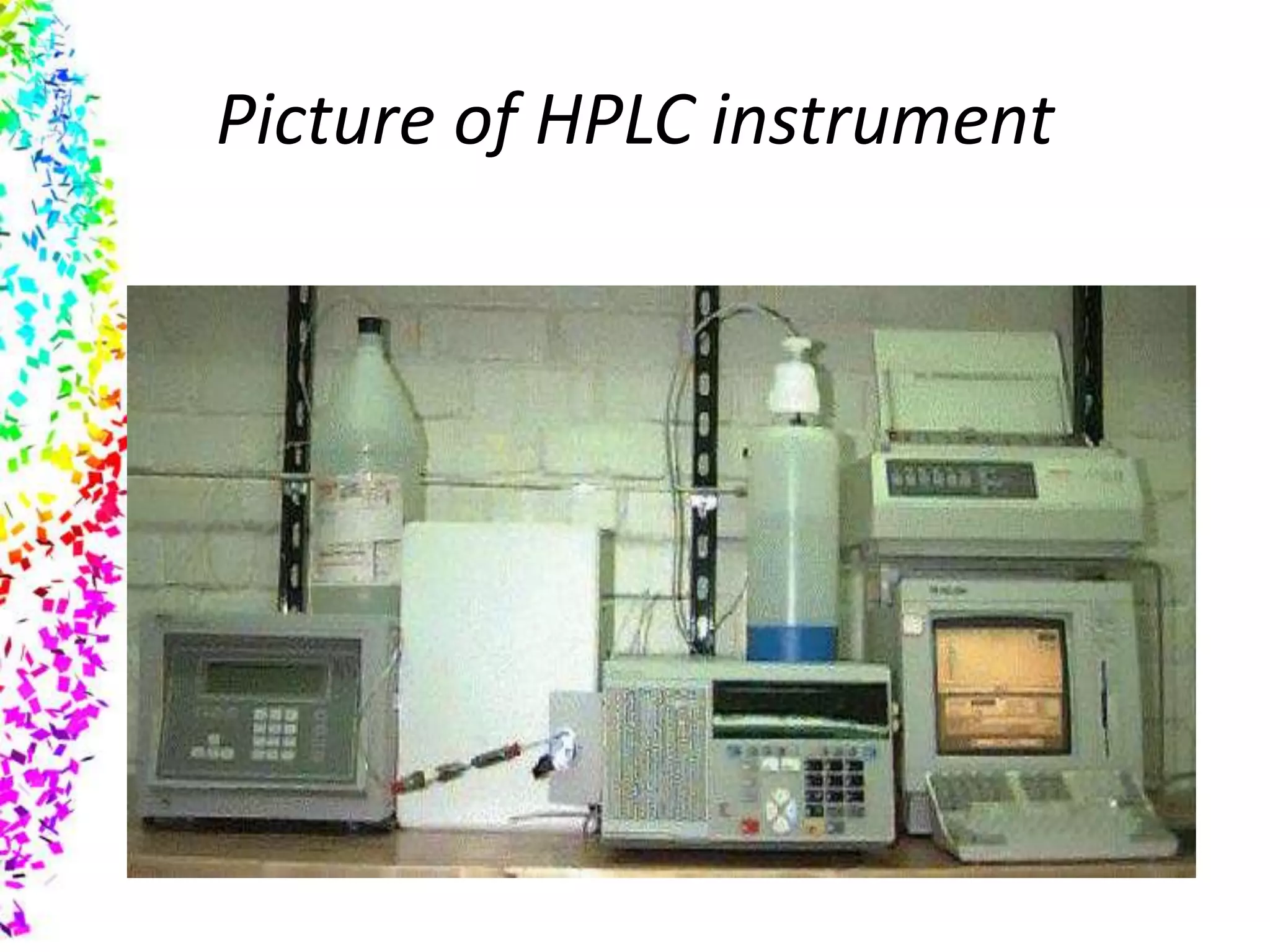 Picture of HPLC instrument
 