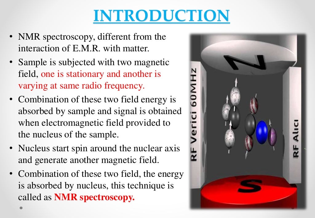 Instrumentation of nmr spectrophotometer akanksha mishra