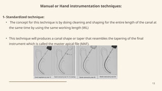 Instrumentation of root canal system ppt | PPTX