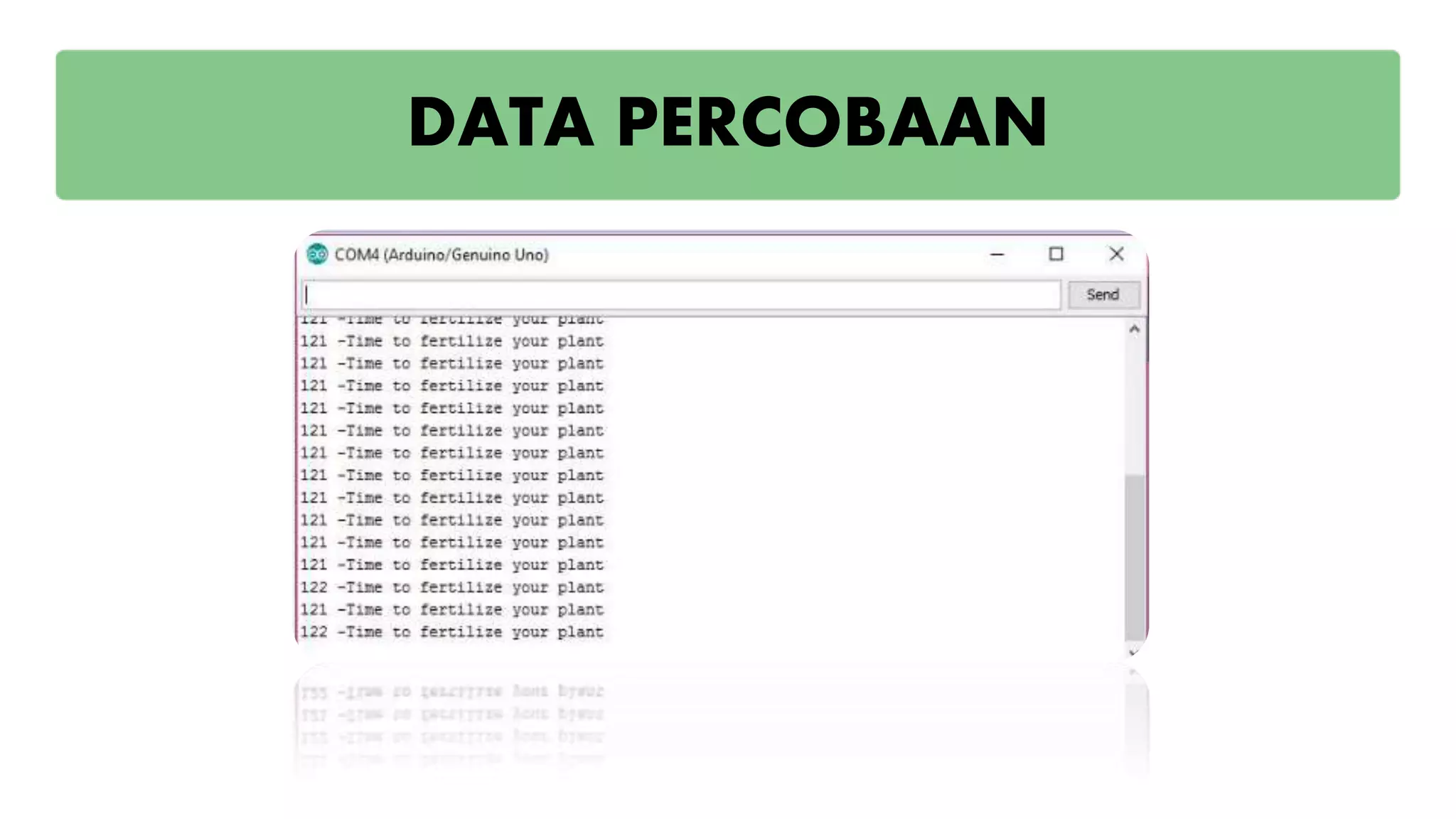DATA PERCOBAAN
 