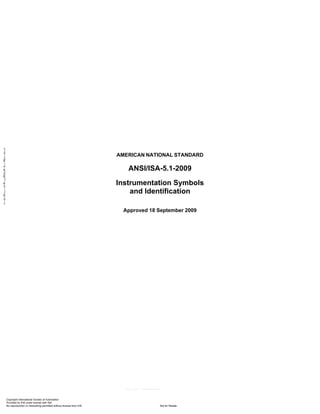 Isa Drawing Key Instrumentation symbols and_identification | PDF