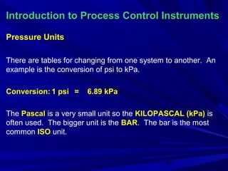 Instrumentation tech 1 | PPT