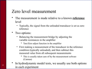 Instrumentation of advanced marine hydrodynamics | PPTX