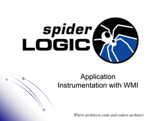 Application Instrumentation with WMI 