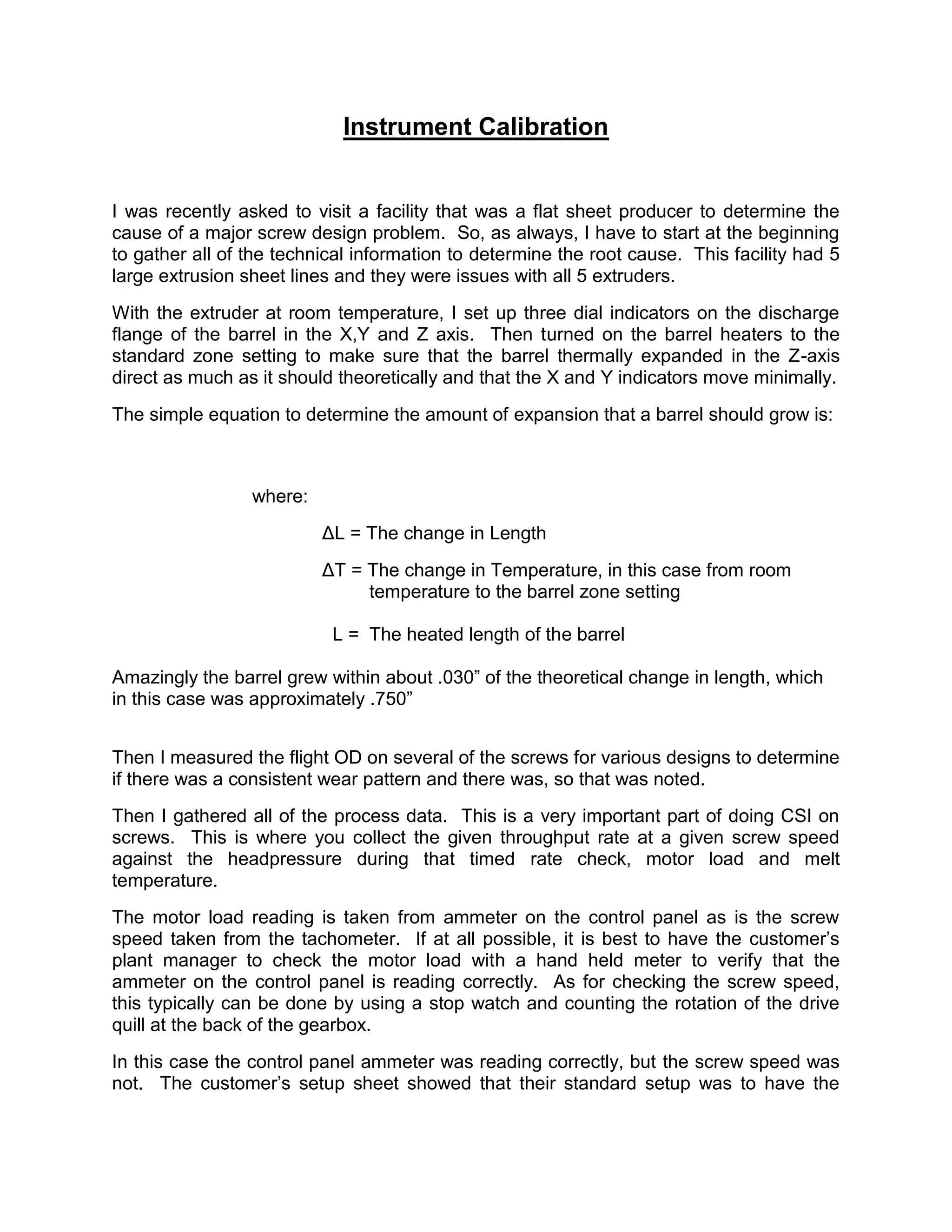 Instrument Calibration | PDF