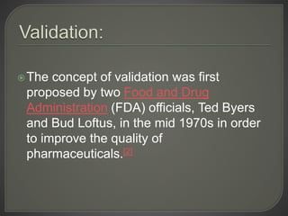 Instrument development and data analysis validation | PPTX