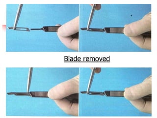 Blade loaded
Blade removed
 