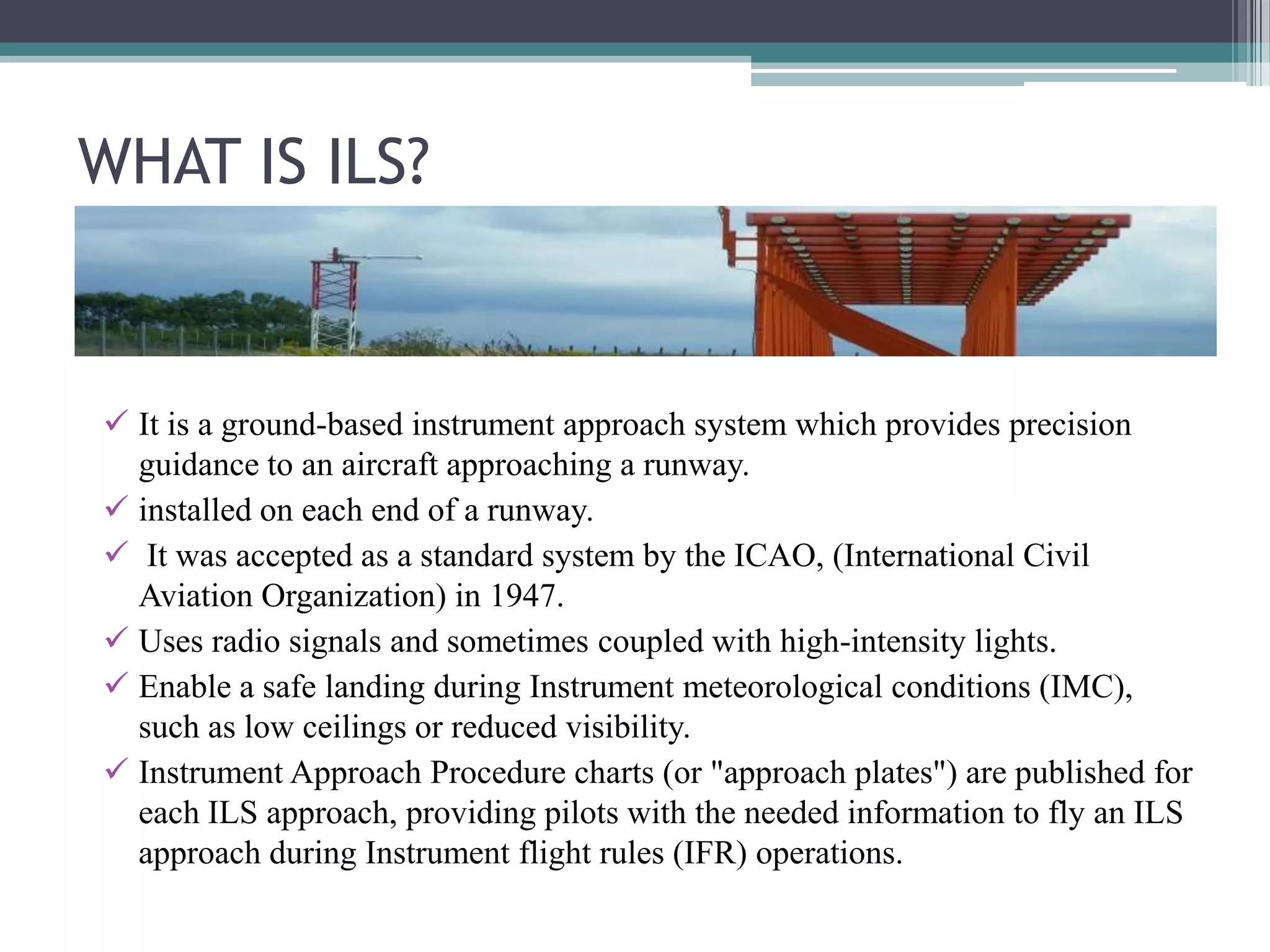 Instrument landing system (ils) | PPTX