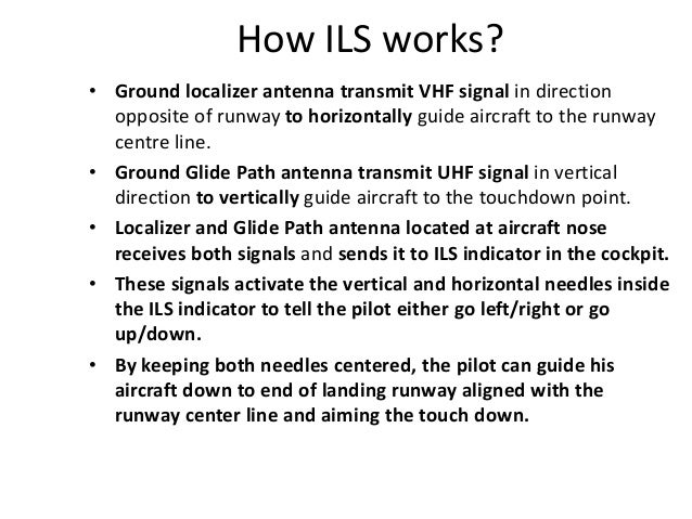 instrument landing system ils how ils works