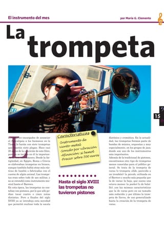 Instrumento del mes: La trompeta - En Clave Musical