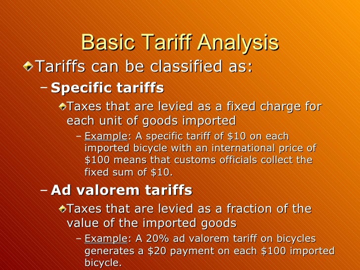 Instrument Of Trade Policy(M)