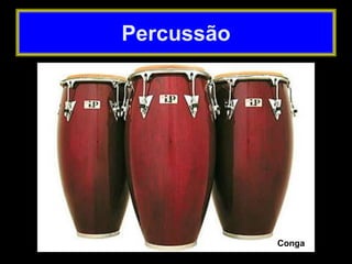 Percussão
Conga
 