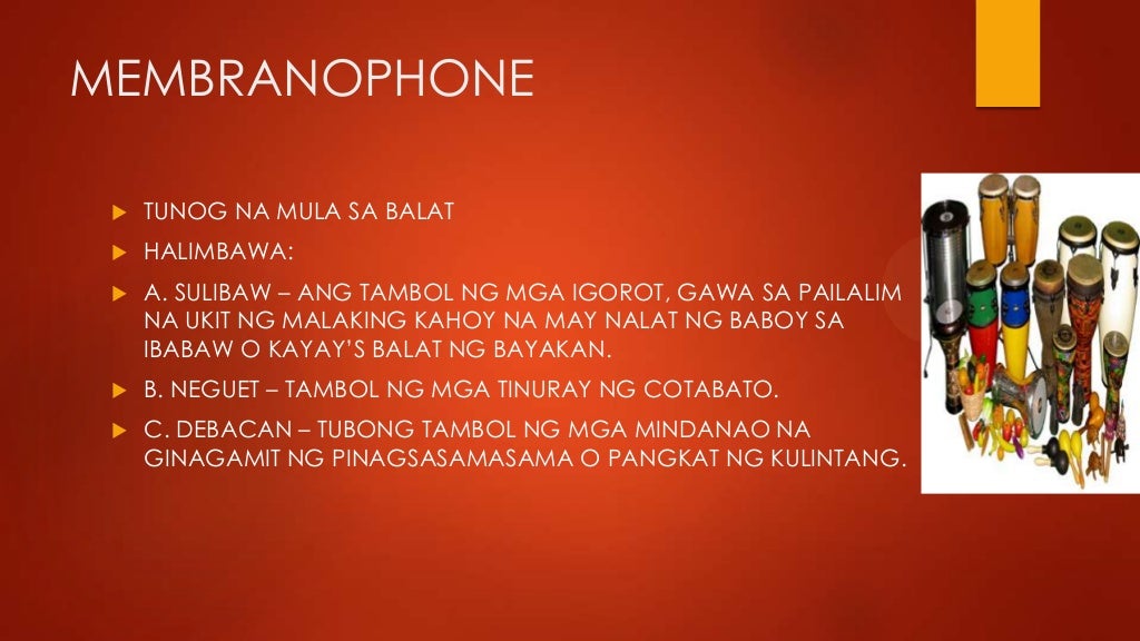 Mga katutubong instrumento ng Pilipinas