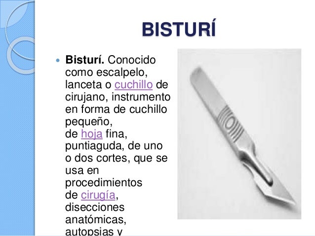 Instrumento quirúrgico