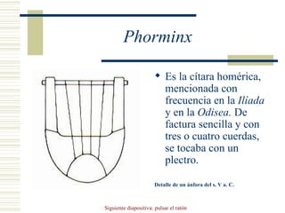 Instrumentos antiguedad clasica | PPT