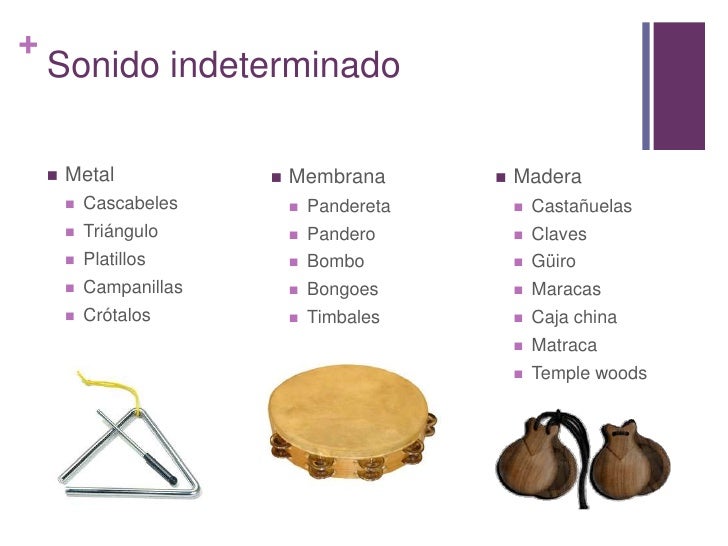 Las familias de instrumentos musicales