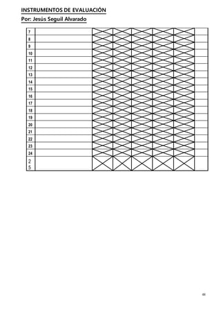 INSTRUMENTOS DE EVALUACIÓN
Por: Jesús Seguil Alvarado
48
7
8
9
10
11
12
13
14
15
16
17
18
19
20
21
22
23
24
2
5
 