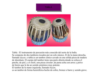 instrumentos de la India