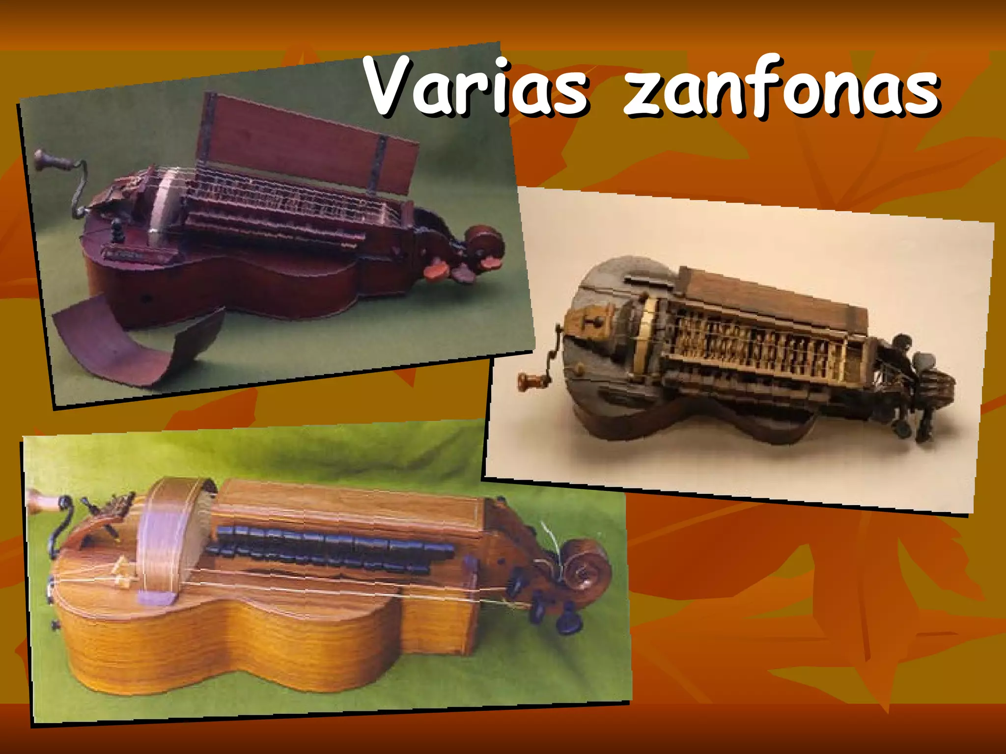 Varias zanfonas 