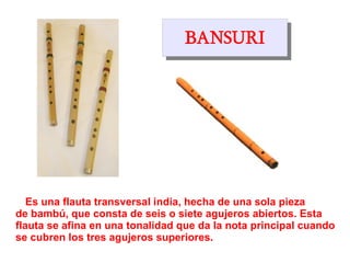 instrumentos hindues