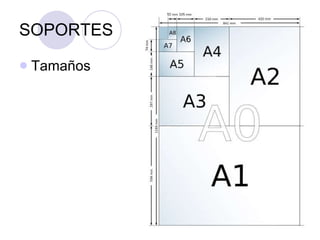 SOPORTES Tamaños 