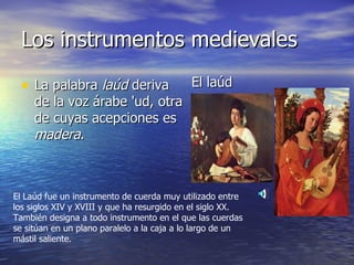 Instrumentos medievales 3º ESO | PPT