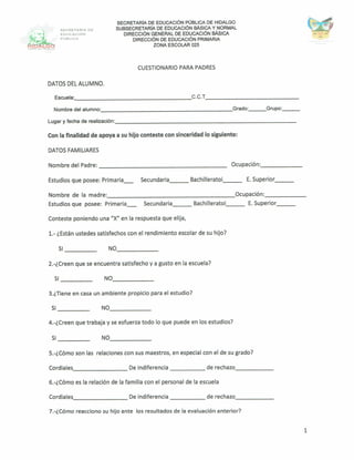 Instrumentos de  diagnóstico