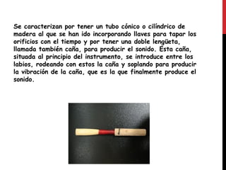 Instrumentos de doble lengüeta de la orquesta | PPT
