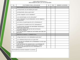 Instrumentos de evaluación