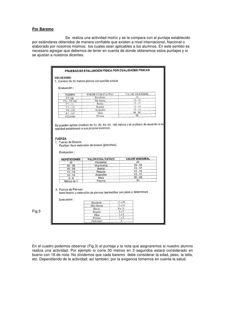 Instrumentos De EvaluacióN En EducacióN FíSica