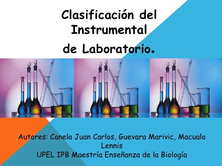 Instrumentos de laboratorio
