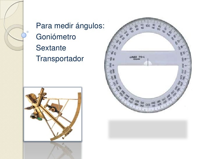 Instrumentos de medición