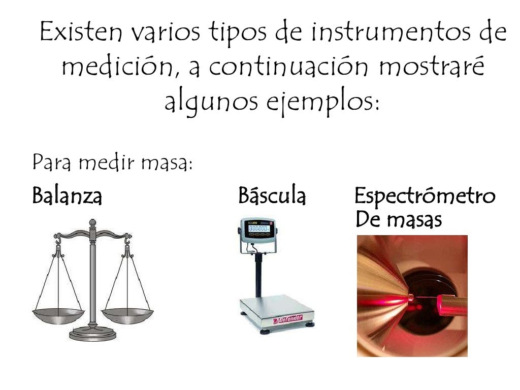 Instrumentos de medición Instrumentos de medición