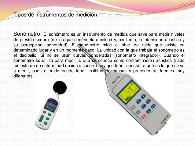 Instrumentos de medición