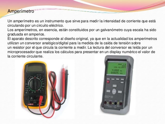 Instrumentos de medición