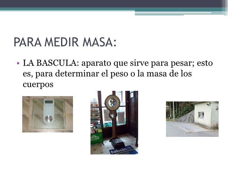 Instrumentos de medición
