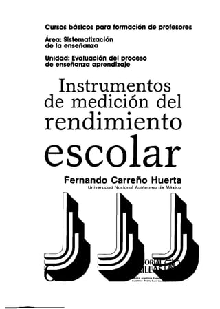 Cursos básicos para formación de profesores
Área: Sistematización
de la enseñanza
Unidad: Evaluación del proceso
de enseña...