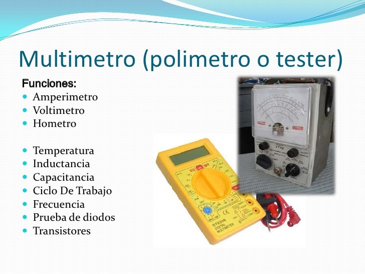 Instrumentos de medicion electrica