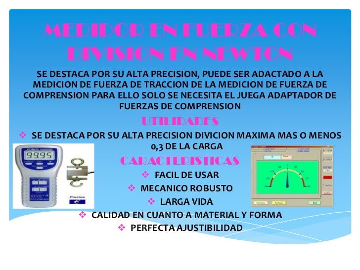 Instrumentos de medida para fuerza (olguii) Instrumentos de medida para fuerza (olguii)