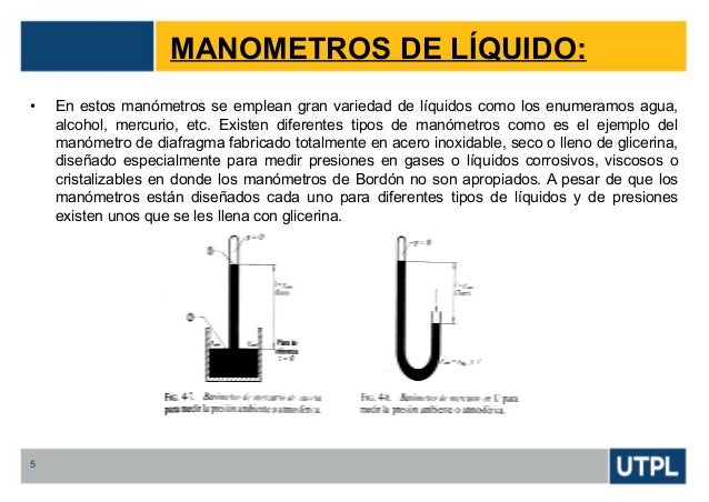 Instrumentos de medicion de presiones