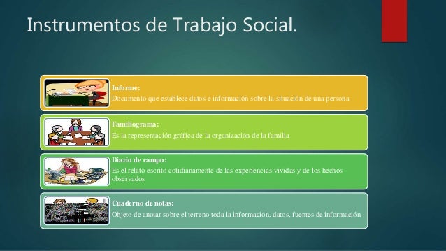 Instrumentos de trabajo social