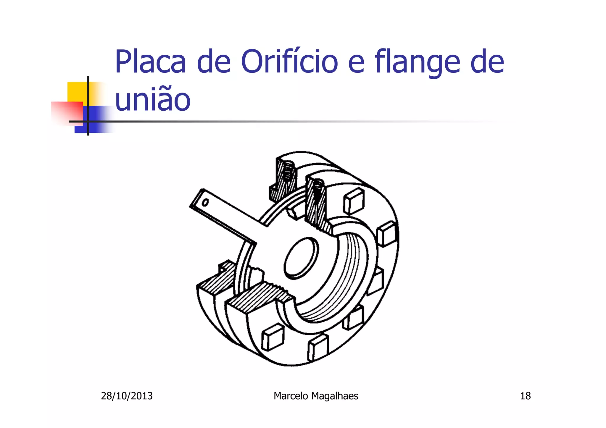 Placa de Orifício e flange de
união

28/10/2013

Marcelo Magalhaes

18

 