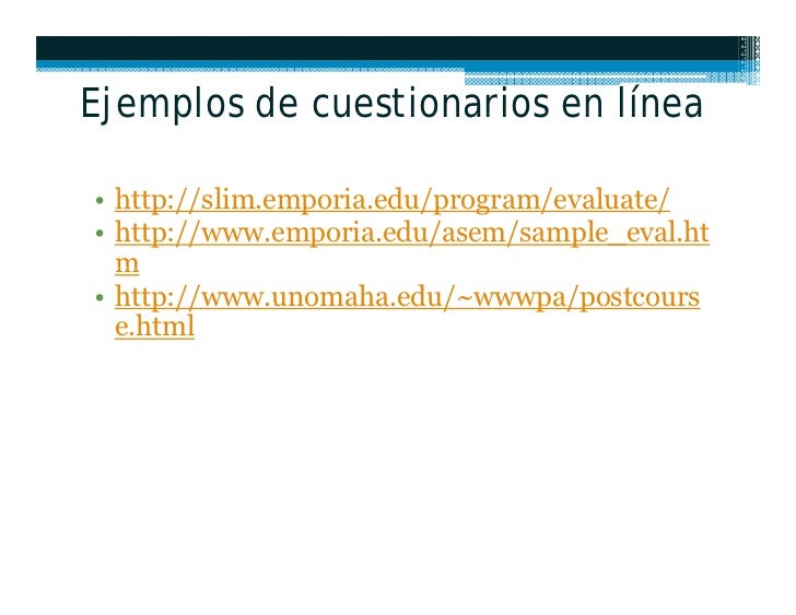 Instrumentos de Medicion de Cursos en Linea Instrumentos de Medicion de Cursos en Linea