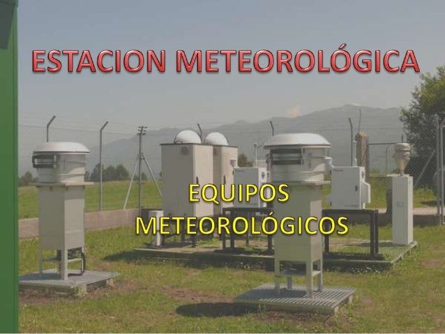 Avanzar Memoria Reorganizar Instrumentos meteorologicos