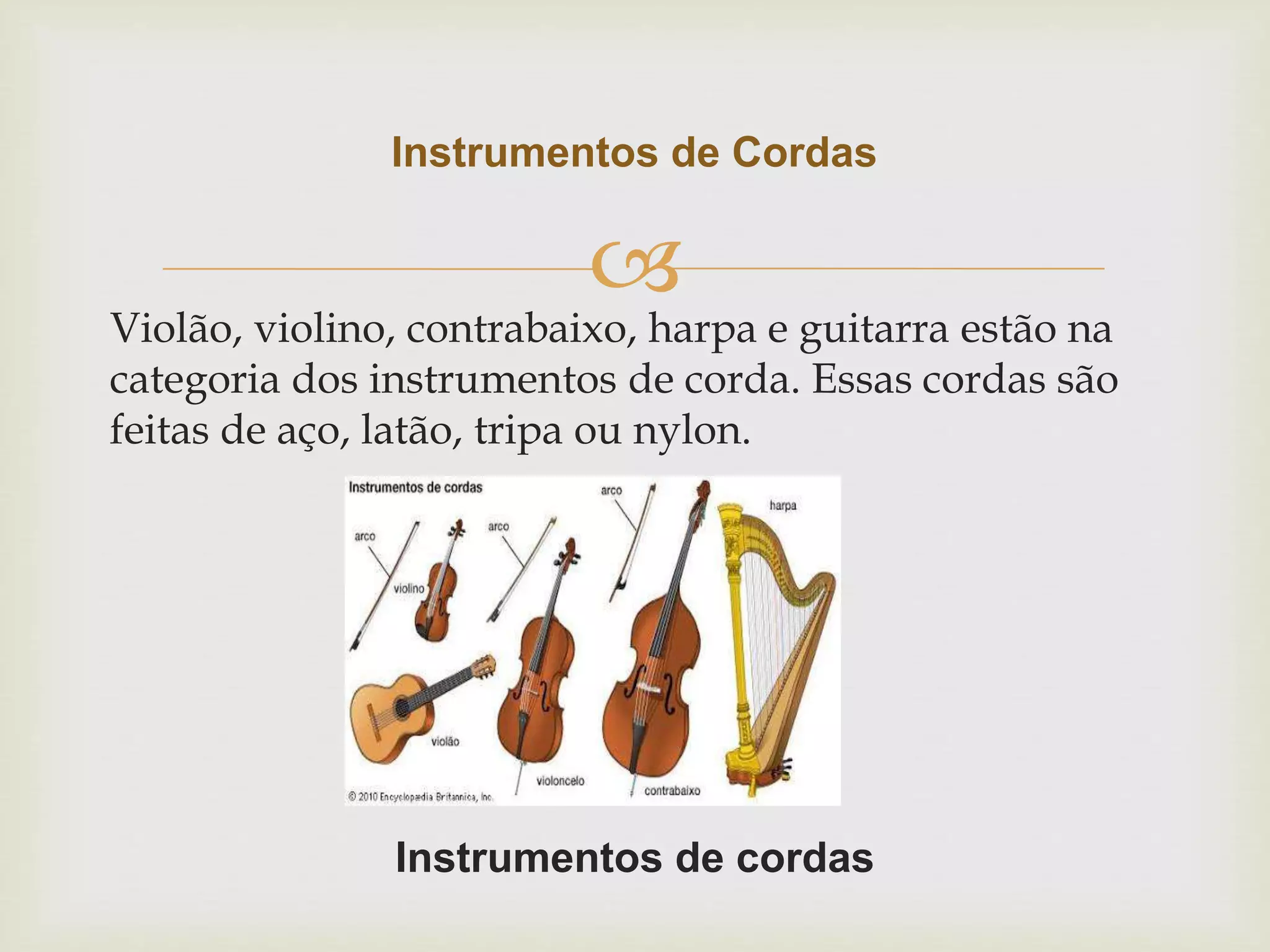Instrumentos musicais | PPT