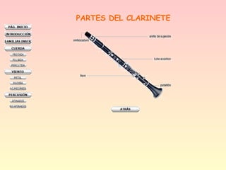 PARTES DEL CLARINETE
 