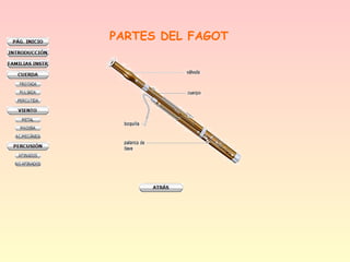 PARTES DEL FAGOT
 