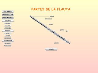 PARTES DE LA FLAUTA 