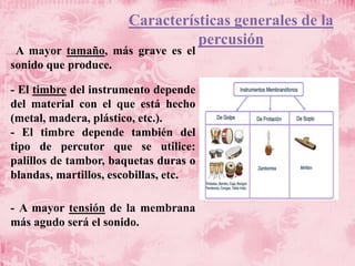Timbre Duras INSTRUMENTOS MUSICALES DEFINICION Y GRAFICOS | PPTX